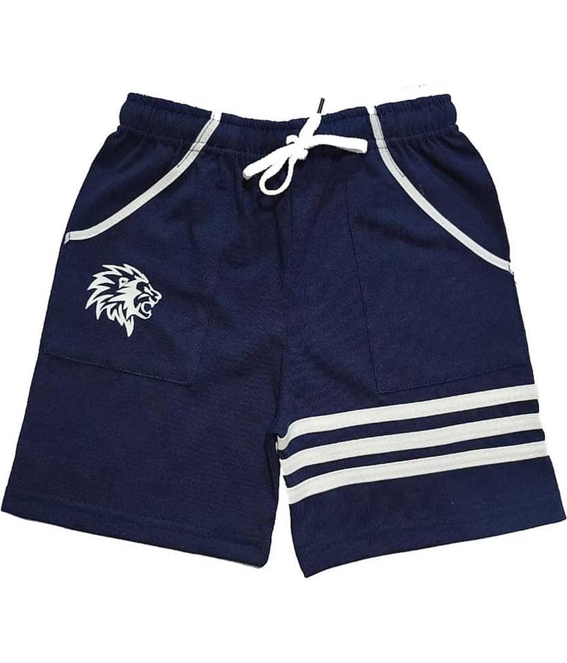 atlans Pack of 2 Cotton Blend Shorts For Boys ( Multi Color ) view 2
