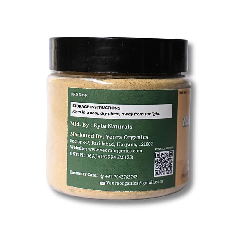 Veora Organics Vitamin E Rose Gel & Neem Multani Mitti Face Pack Combo | Hydrating Anti-Ageing Gel with Purifying Neem Mask | Deep Cleansing, Acne Care & Oil Control | Natural Skincare | 100g + 120g view 4