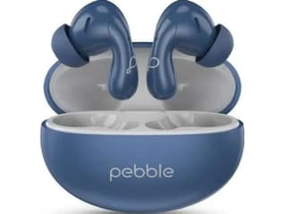 Pebble CurveBuds Earbuds - Midnight Blue