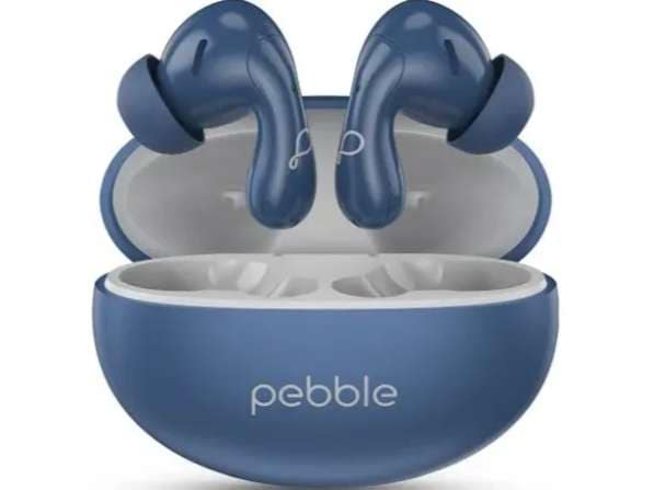 Pebble CurveBuds Earbuds - Midnight Blue
