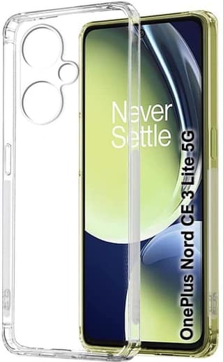 PLUGTECH TPU Ultra Hybrid Clear Camera Protection Back Cover Case for OnePlus Nord CE3 Lite