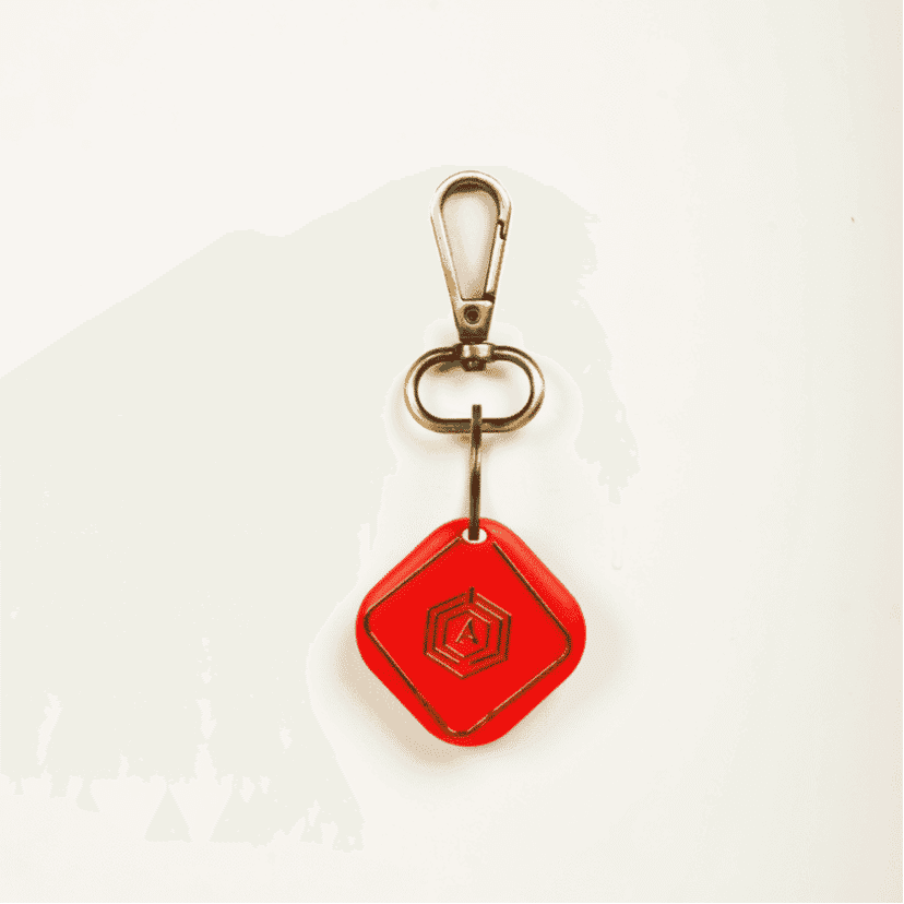 Arista Vault Red Smart Keychain view 2