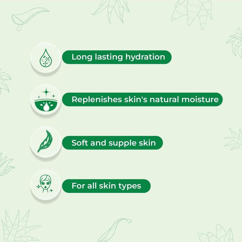 Yuthika Aloe Vera Body Lotion 1000ml, Long Lasting Nourishing Body Lotion, Instant Hydration, Fast Absorbing Bodylotion view 5