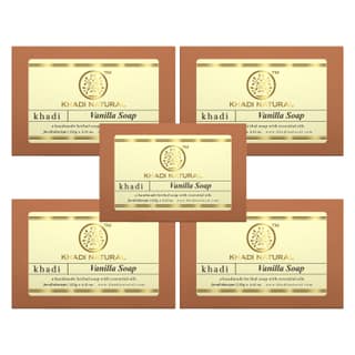 Khadi Natural Vanilla Soap Combo Pack Of 5 – 125gm Each