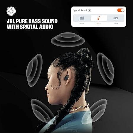 JBL New Launch Tune Buds 2 TWS, ANC Earbuds, 48Hr Playtime,Dual Connect,6 Mics, Spatial Sound, Personi-Fi 3.0 (Black) view 8