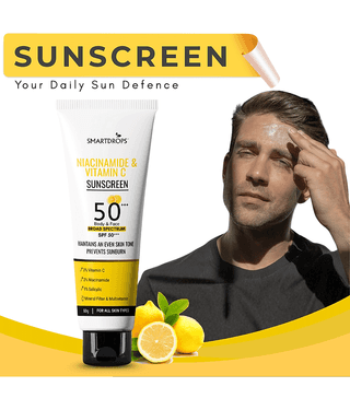 Smartdrops SPF 50 Sunscreen Cream For Dry Skin ( Pack of 1 )