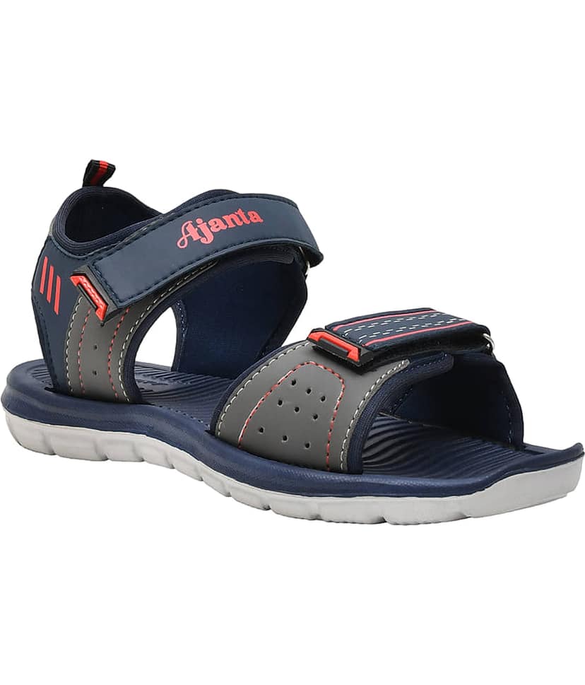 Ajanta - Black Men's Floater Sandals