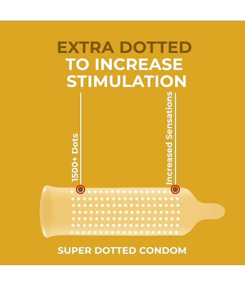 NottyBoy Super Dotted and Flavoured Condoms (Set of 8, 80 Sheets) view 2