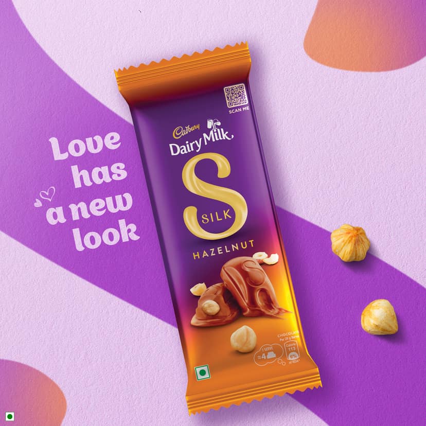 Cadbury Dairy Milk Silk Hazelnut Chocolate Bars, 143 g view 2