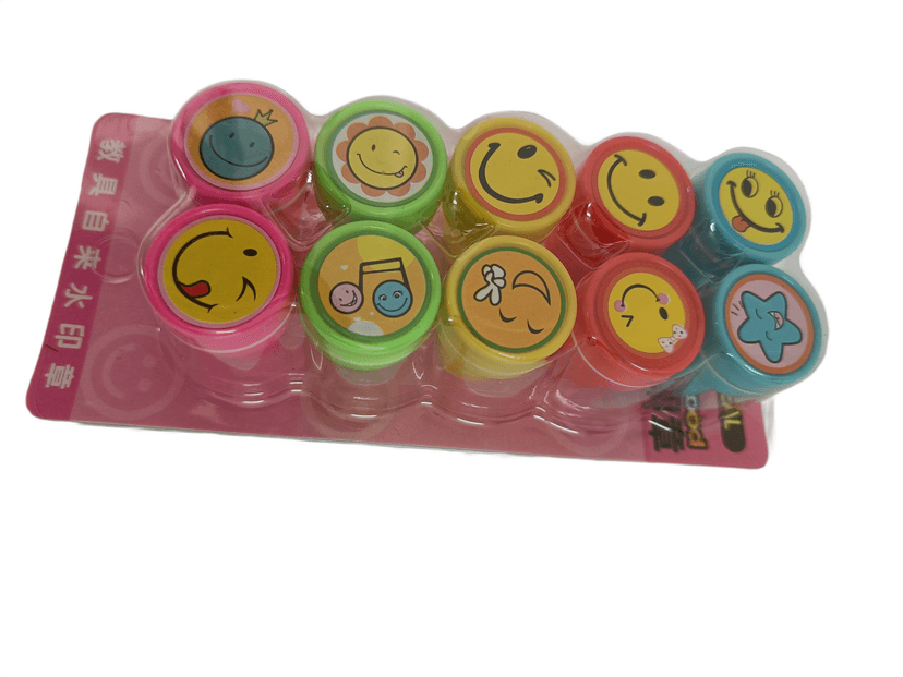 Self ink stamp (10) and Wrist strap (10)combo for kids view 2
