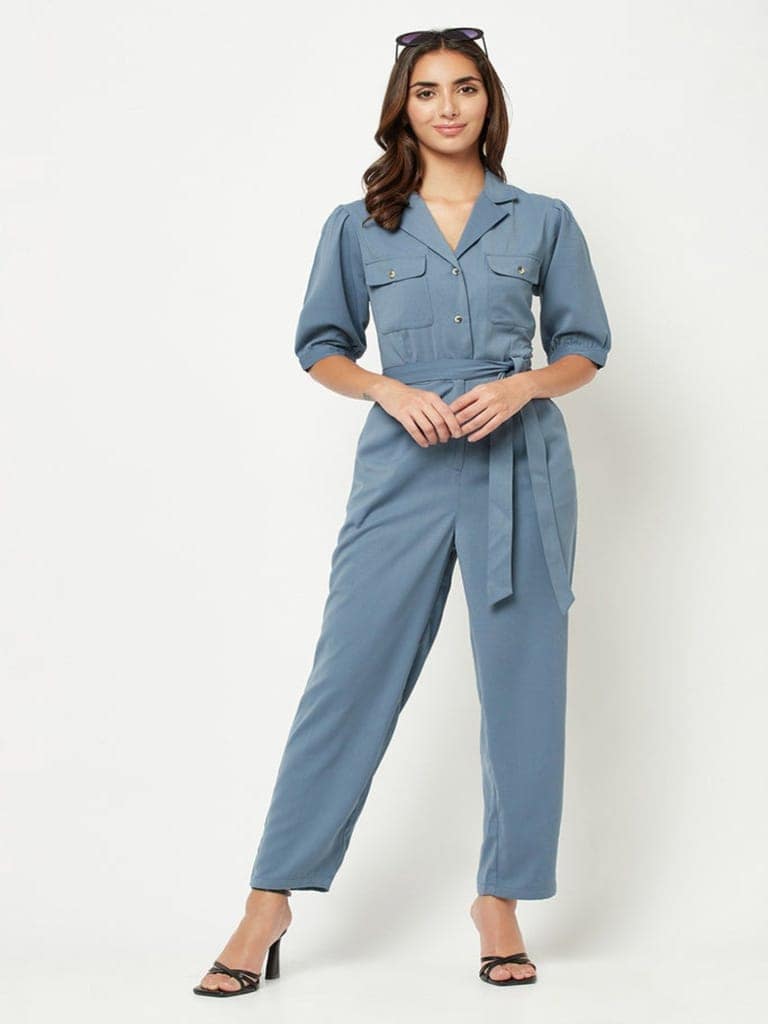 Smoke Collar Jumpsuit view 2