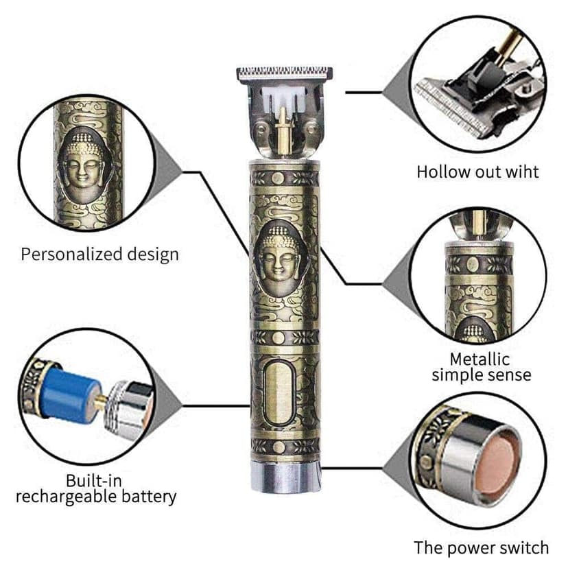 Hair Trimmer Men Beard Trimmer For Men,Trimmer,Professional Hair Clipper,Adjustable Blade Clipper,Hair Trimmer&Shaver For Men,Close Cut Precise Hair Machine (Metal Body) view 2