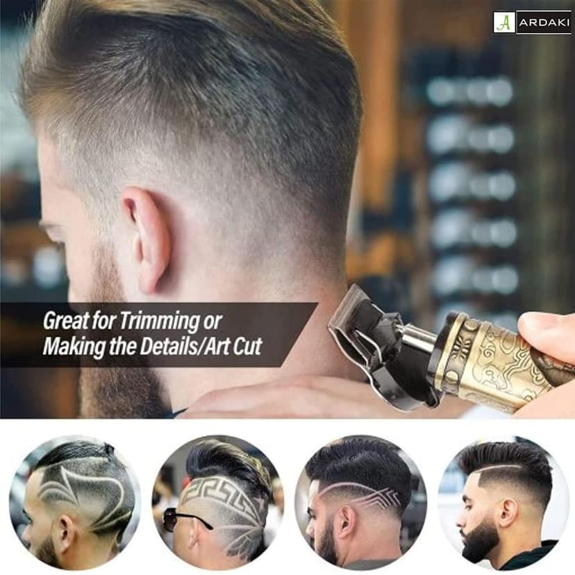 Hair Trimmer Men Beard Trimmer For Men,Trimmer,Professional Hair Clipper,Adjustable Blade Clipper,Hair Trimmer&Shaver For Men,Close Cut Precise Hair Machine (Metal Body) view 3