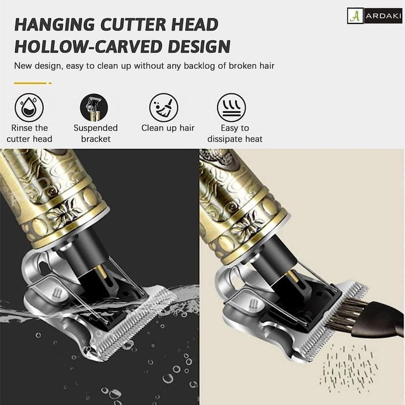 Hair Trimmer Men Beard Trimmer For Men,Trimmer,Professional Hair Clipper,Adjustable Blade Clipper,Hair Trimmer&Shaver For Men,Close Cut Precise Hair Machine (Metal Body) view 5