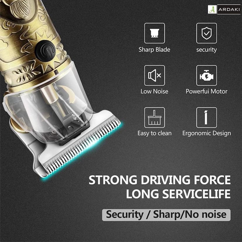 Hair Trimmer Men Beard Trimmer For Men,Trimmer,Professional Hair Clipper,Adjustable Blade Clipper,Hair Trimmer&Shaver For Men,Close Cut Precise Hair Machine (Metal Body) view 7