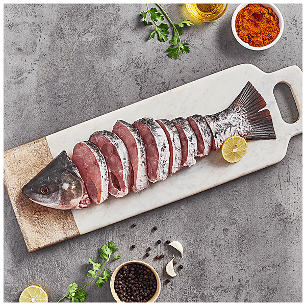 Rohu Medium Steaks Round Slices With Head 1.25kg
