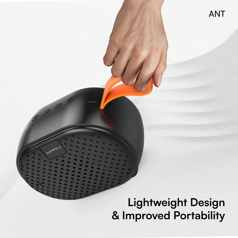 HAPIPOLA BLUETOOTH SPEAKER ANT Immersive Audio | Good Bass | Light Weight 5 hours Playback | Playback Control AUX, USB, TF Card | Upto 10m Range Hands-free calls | Micro Interface view 5