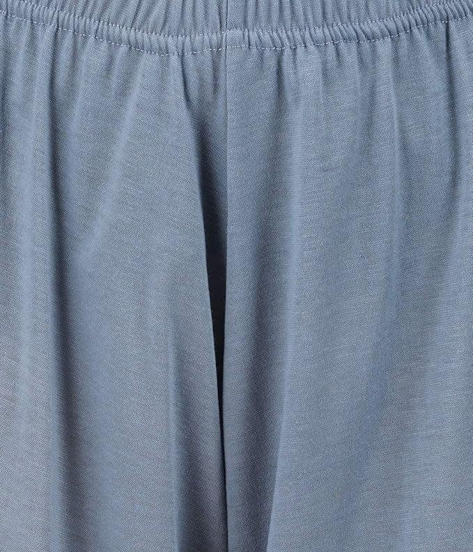Women's Rayon Solid Soft Palazzo Pants Trousers Combo -2 Pieces view 4
