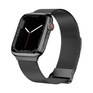Melanese Mesh Black Watch Strap - 20/22 MM Melanese Mesh Black Watch Strap - 20/22 MM - 20 MM