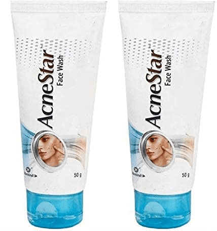 Mankind Acnestar Unisex Face Wash - (50 Gr 2 Pc) view 2