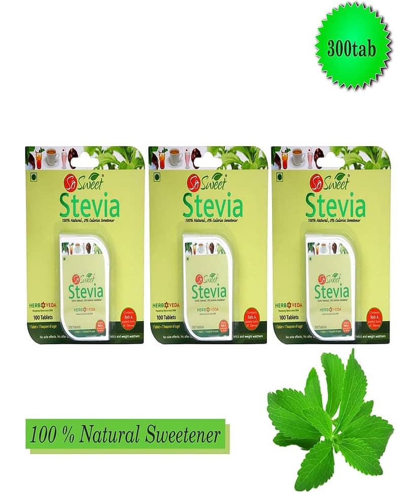 So Sweet (300 Tablets+100gm Spoonable ) Sugar Substitute Powder 200 g Pack of 4 view 2