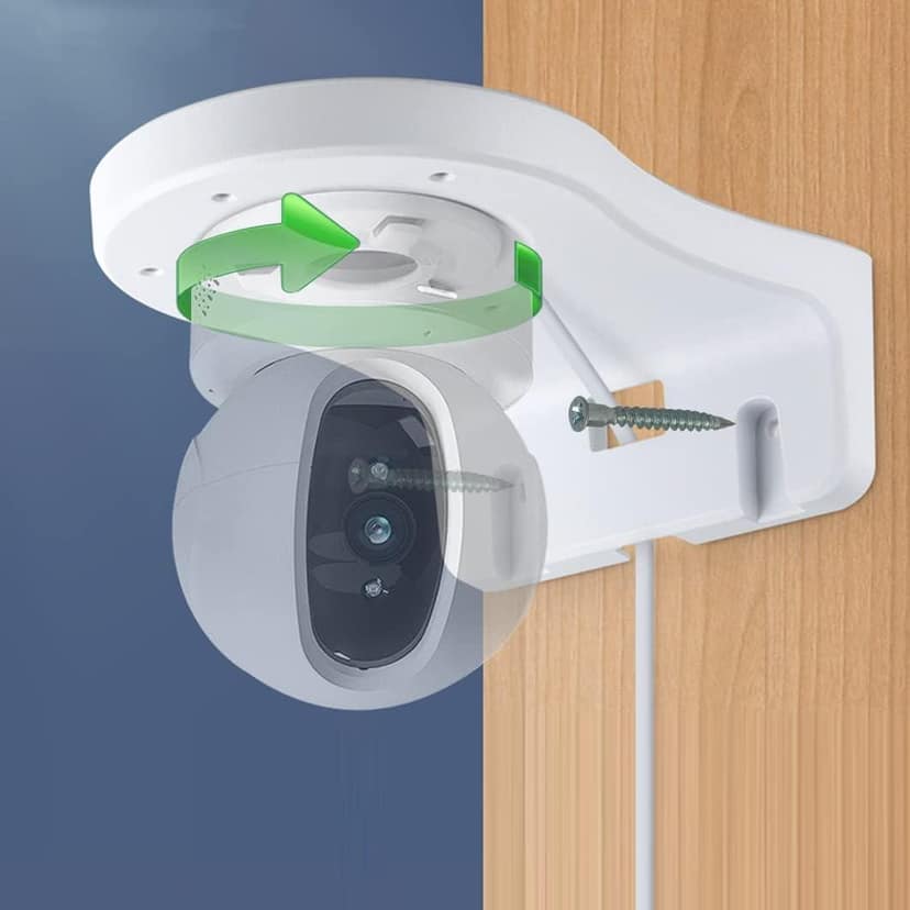PVC Indoor & Outdoor Wall Mount L-Type | Mounting Bracket Specially Designed to be Compatible with EZVIZ C6 Series & C4 Series Smart CCTV Security Cameras view 4