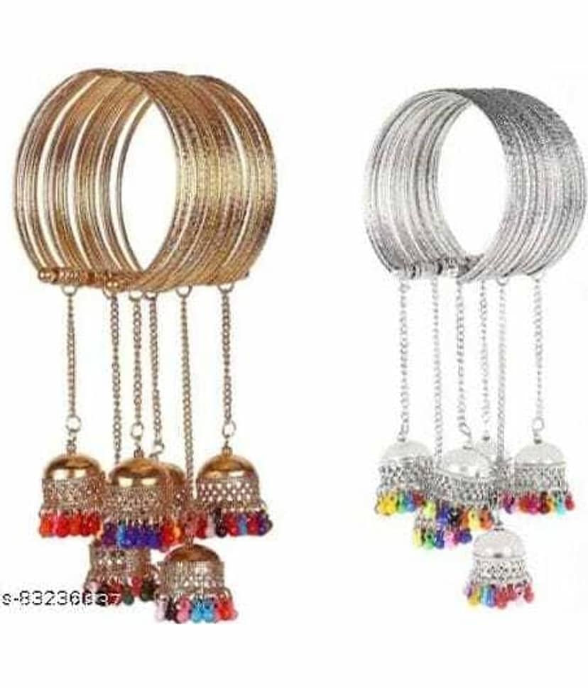 Samridhi DC Multicolor Bangle ( Pack of 2 )