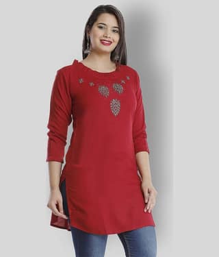 Viscose Short Kurti For Women (Pack of 1)