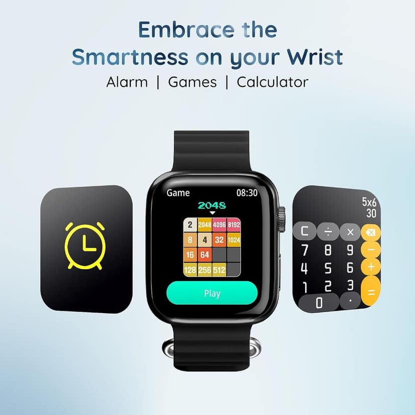 Pebble Frost Pro 1.96 Dispay Smart Watch view 3