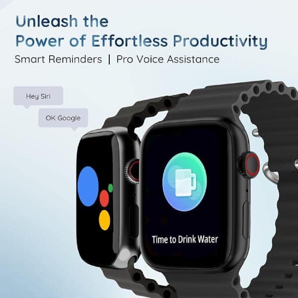 Pebble Frost Pro 1.96 Dispay Smart Watch view 4