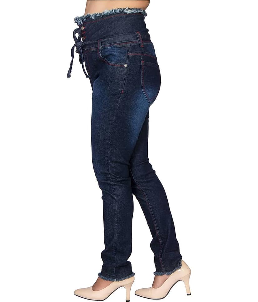 Leean Patterns - Blue Denim Slim Fit Women's Jeans ( Pack of 1 ) view 2