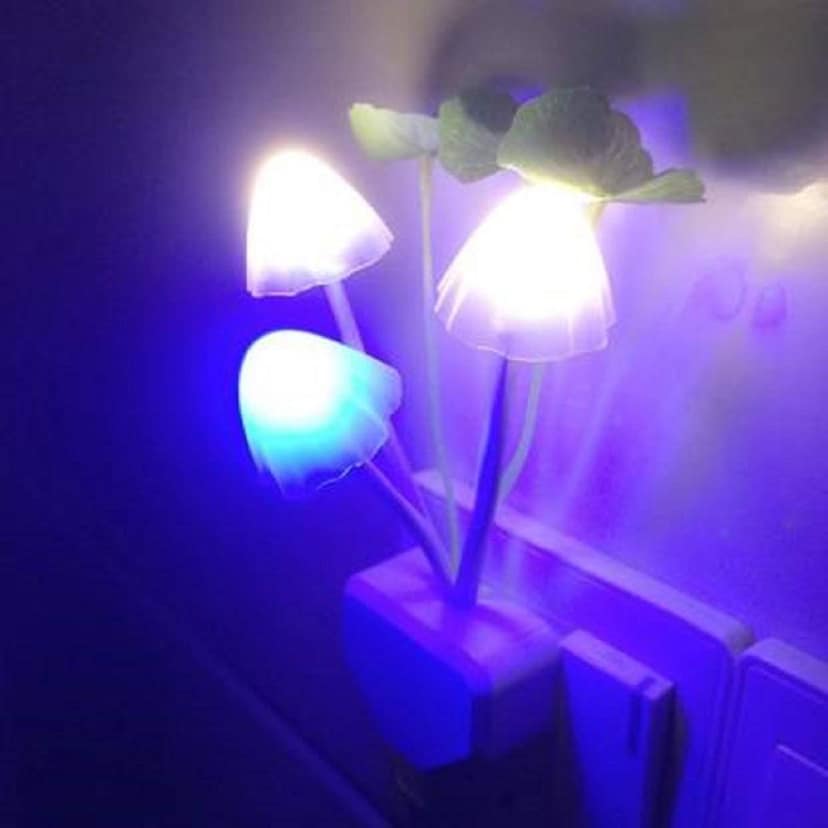 Elecsera Buyer Mushroom Light Automatic Sensor for Bedroom Night Lamp (12 cm, Multicolor) view 3