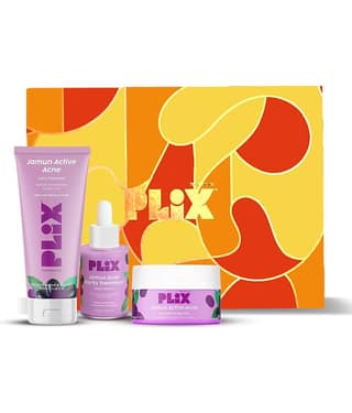 The Plant Fix Plix Jamun Skin Care Gift Box for Reducing Acne Mark, Cleanser, Serum & Moisturizer (3 Items in the set)