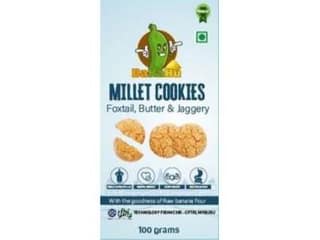 BAKAHU Foxtail Millet Cookies with Desi Butter and Jaggery 100g