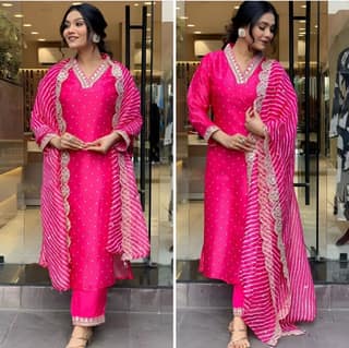 Indian Ready to wear salwar kameez Dupatta for women anarkali cotton designer pakistani dresses Festival 3 piece