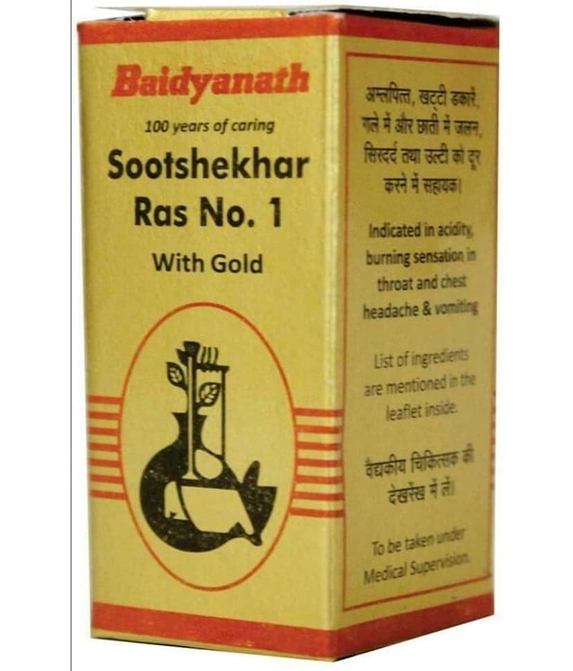 VAIDYANATH COMPANY SOOTSHEKHAR RAS NO 1 SUVARNA YUKT 25 TABS
