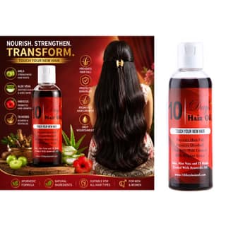 Therapeutic Hair Oil for hair growth and hair fall control oil with Amla, Aloe Vera & Bhringraja Traditional Ayurvedic Herbal Hair Oil with 77 Herbs 100ml Pack of 1
