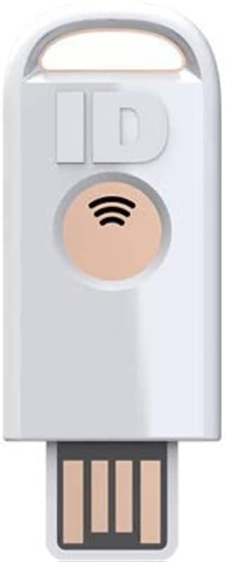 Identiv Fido2 Nfc Security Key Usb-A (Fido2, U2F, Piv, Totp, Hotp, Webauth) Two Factor Authentication Security For Laptop / Pc
