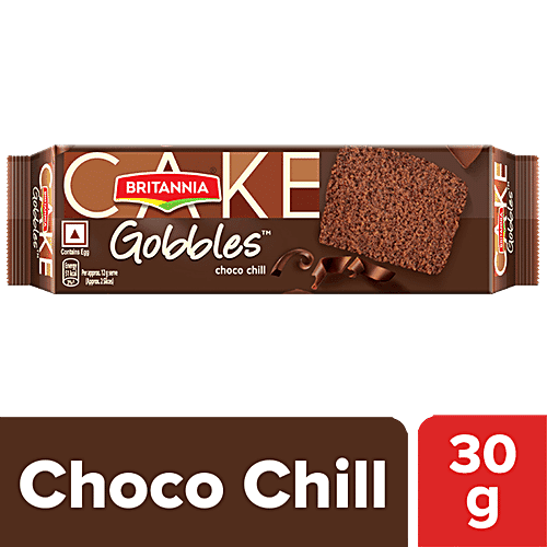 Britannia Gobbles Choco Chill Cake, 30 g