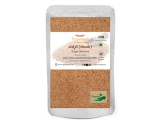 Rajamudi Organics Organic Brown Sugar / Sulphurless Organic Sugar - 2 Kilogram