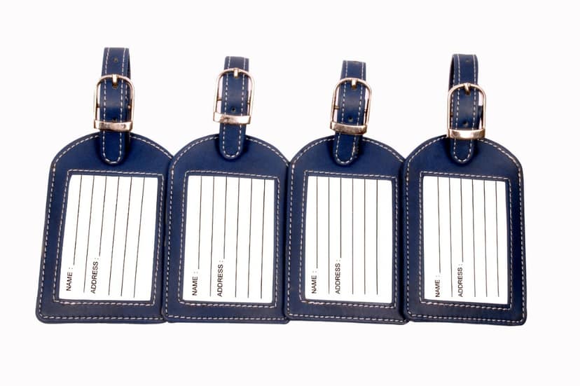 Sukeshcraft Luggage Tags Suitcase Tag Travel Bag Labels Combo 4 Pcs. view 2