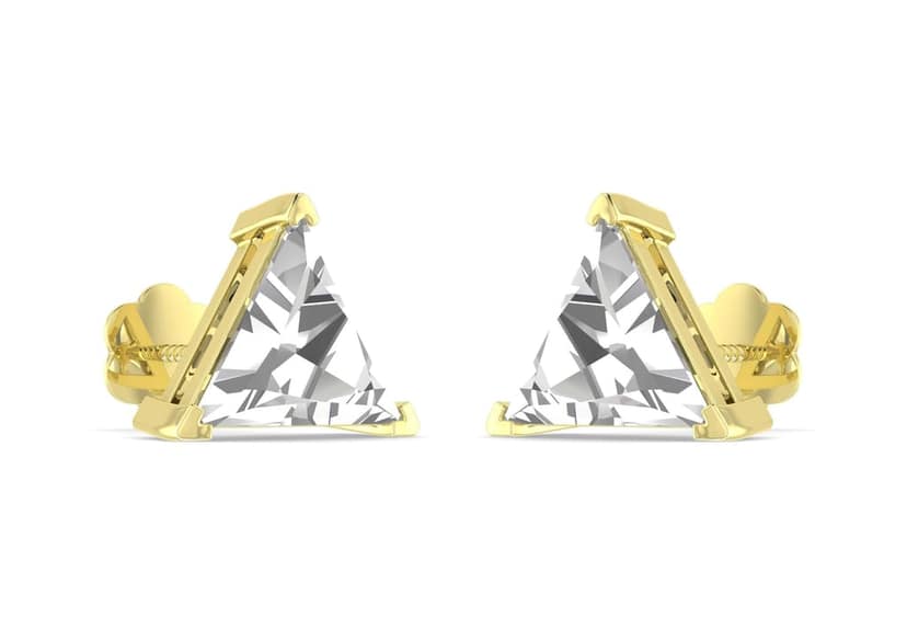 Triangle Solitaire Studs view 3