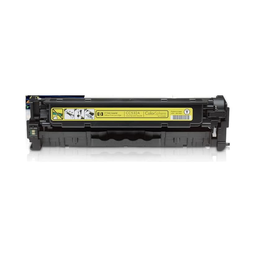 HP 304A Yellow Original LaserJet Toner Cartridge (CC532A) view 3