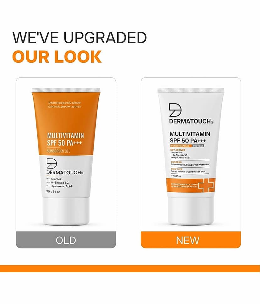 Dermatouch SPF 50 Sunscreen Cream For All Skin Type ( Pack of 1 ) view 2