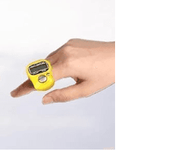 5-Digit Digital Tally Counter Finger Ring Clicker with LCD Display & Reset Button – Handheld Counting Machine for Tasbih, Prayer, Jap, Sports & Inventory Counting Pack Of 3 view 5