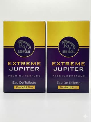 Red Vocal Extreme Jupiter Premium Perfume Eau De Toilette 50ml – Long Lasting Women's Fragrance Set of 2