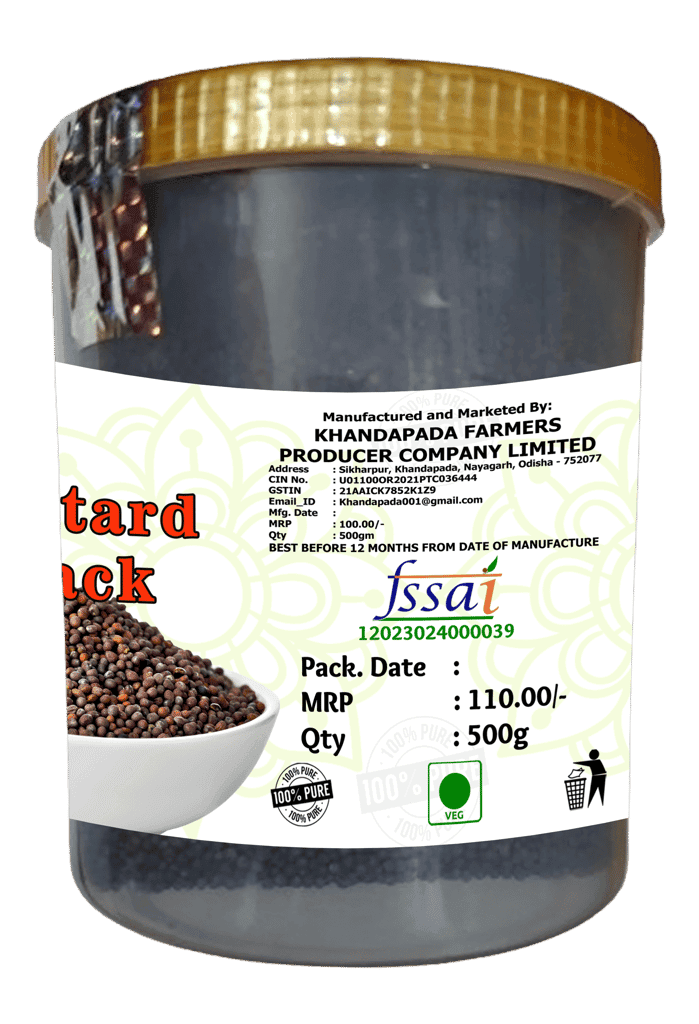 100% Pure Mustard Black - 500gm view 3