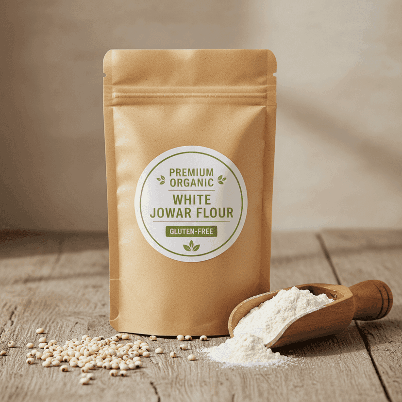 Organic White Jowar Flour - Gluten Free view 4