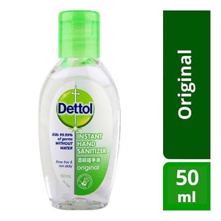 DETTOL HAND SANITIZER ORIGINAL 50ML