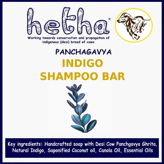 Indigo Shampoo Bar (Size - 100g) by HETHA